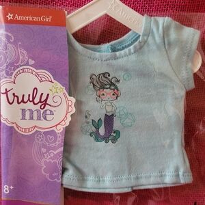 American Girl Truly Me Mermaid Tee For 18" Doll